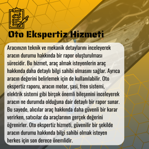 İkici El Oto Ekspertiz Hizmeti"